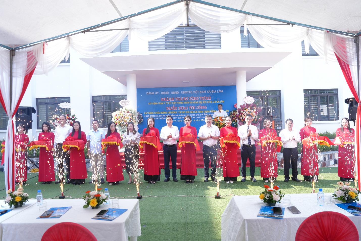 Gia Lâm khánh thành công trình Trạm Y tế kết hợp phòng khám đa khoa khu vực Cổ Bi- Ảnh 3.