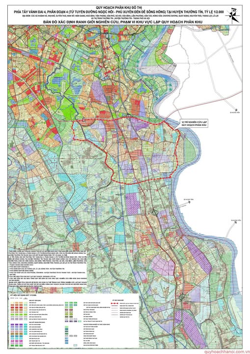 Phường Phú Lương niêm yết công khai, lấy ý kiến cộng đồng về Quy hoạch phân khu đô thị phía Tây Vành đai 4 – phân đoạn 3- Ảnh 1.