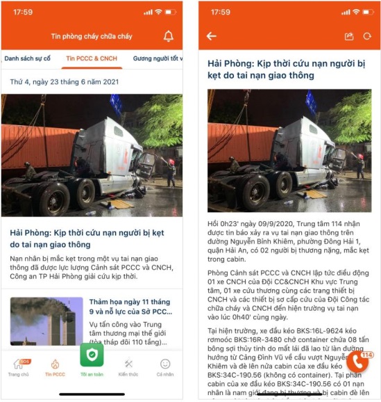 Cài đặt và hướng dẫn sử dụng ứng dụng Báo cháy 114- Ảnh 8.