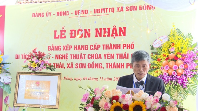 Chùa Yên Thái (Phúc Lâm tự) được công nhận Di tích lịch sử - nghệ thuật cấp Thành phố- Ảnh 4.