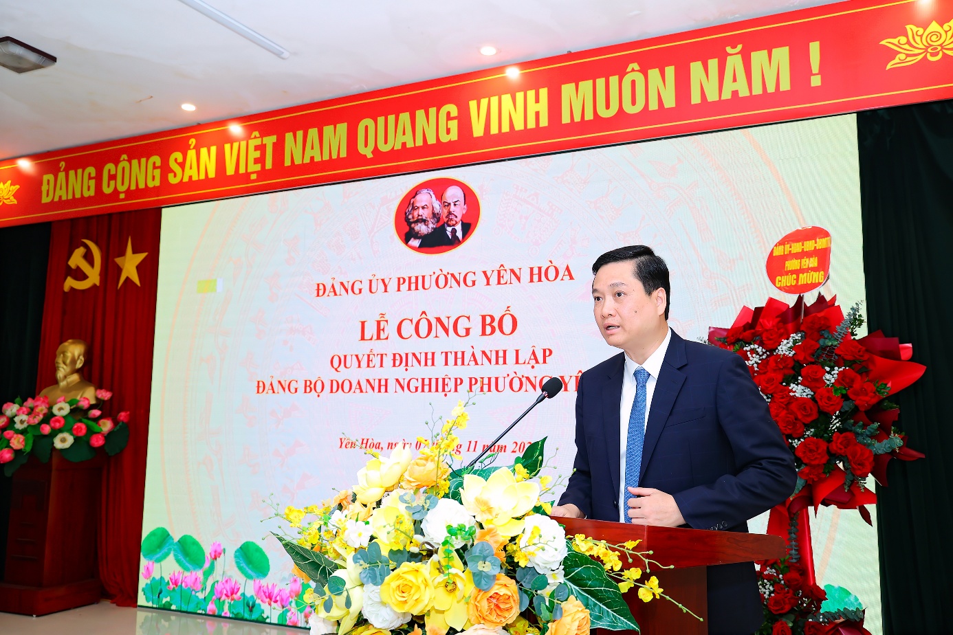 Phường Yên Hoà thành lập Đảng bộ Doanh nghiệp với 615  đảng viên- Ảnh 2.