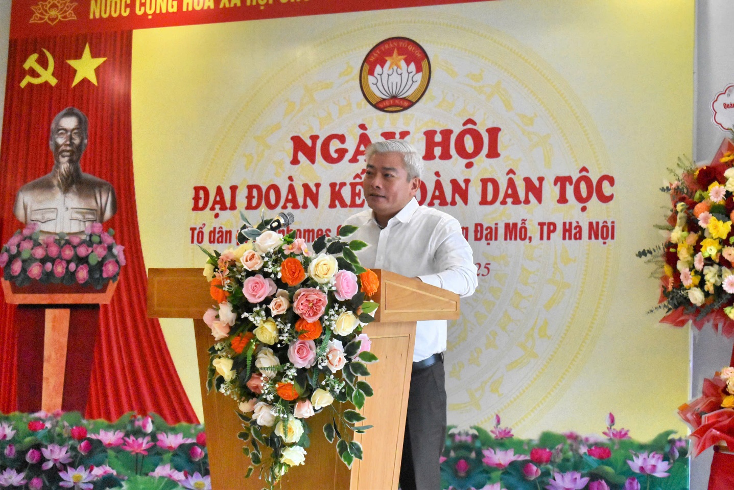 Các tổ dân phố phường Đại Mỗ tổ chức thành công Ngày hội Đại đoàn kết toàn dân tộc ở khu dân cư năm 2025- Ảnh 6.