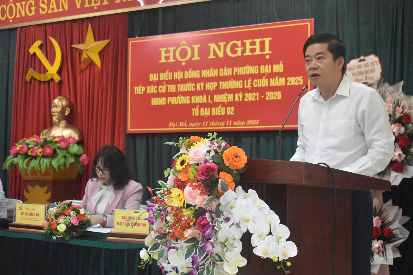 Tổ đại biểu số 2 Hội đồng nhân dân phường Đại Mỗ tiếp xúc cử tri trước kỳ họp thường lệ cuối năm 2025- Ảnh 4.