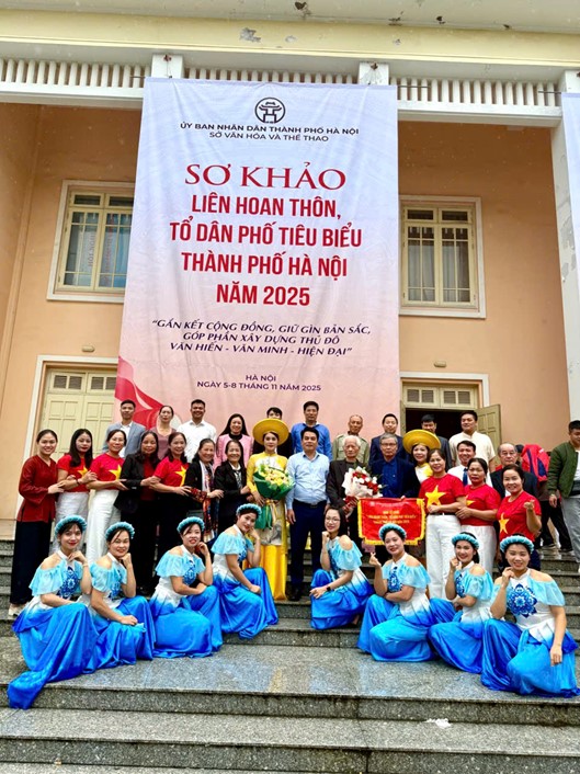 THÔN 5 – XÃ DƯƠNG HOÀ THAM GIA LIÊN HOAN THÔN, TỔ DÂN PHỐ TIÊU BIỂU THÀNH PHỐ HÀ NỘI NĂM 2025- Ảnh 1.