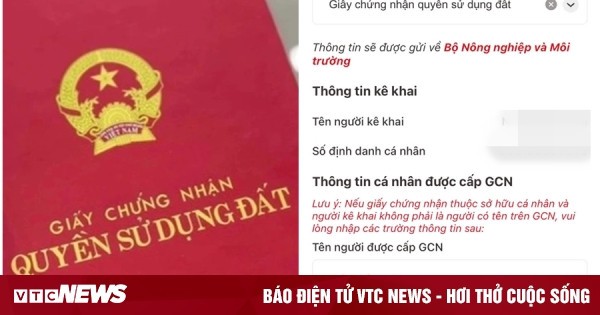 HƯỚNG DẪN: Người dân bắt đầu được nộp sổ đỏ qua VNeID, cách làm thế nào?