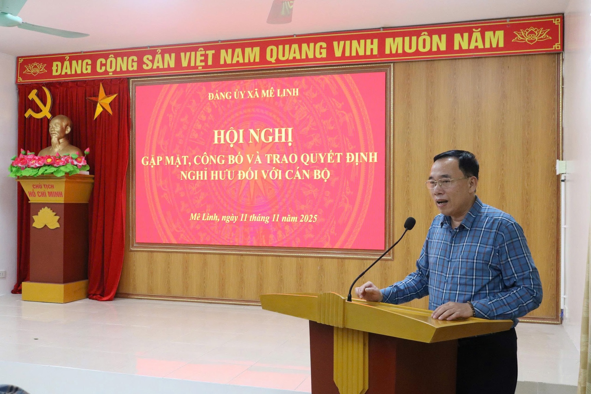Xã Mê Linh gặp mặt chia tay đồng chí Lê Duy Hưng- Ảnh 3.