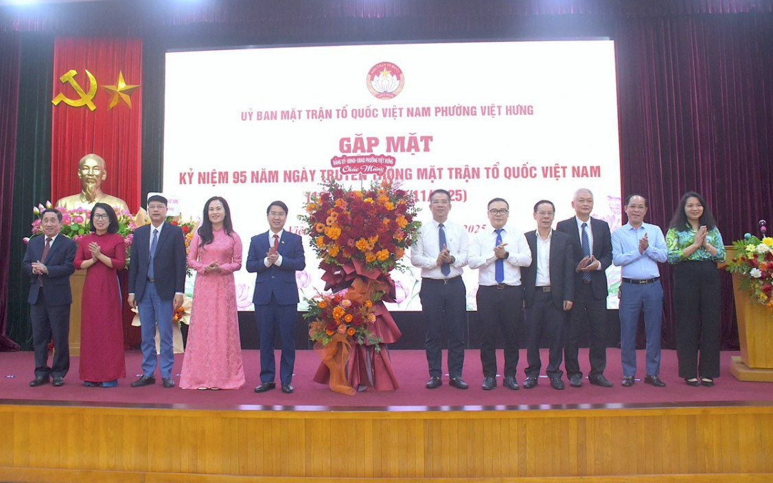 Ủy ban MTTQ Việt Nam phường Việt Hưng tiếp tục lan tỏa tinh thần đại đoàn kết