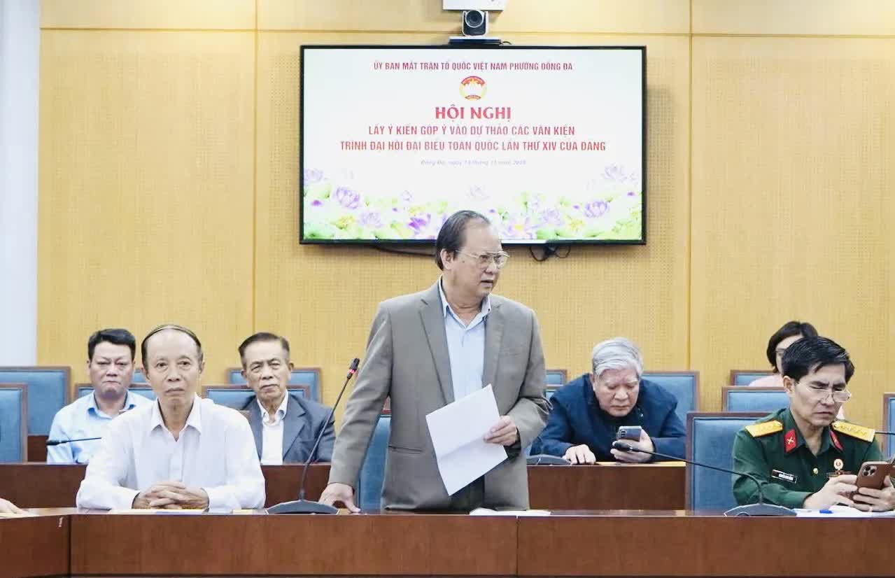 Phường Đống Đa phát huy dân chủ, góp ý sâu sắc vào dự thảo Văn kiện Đại hội XIV của Đảng- Ảnh 2.