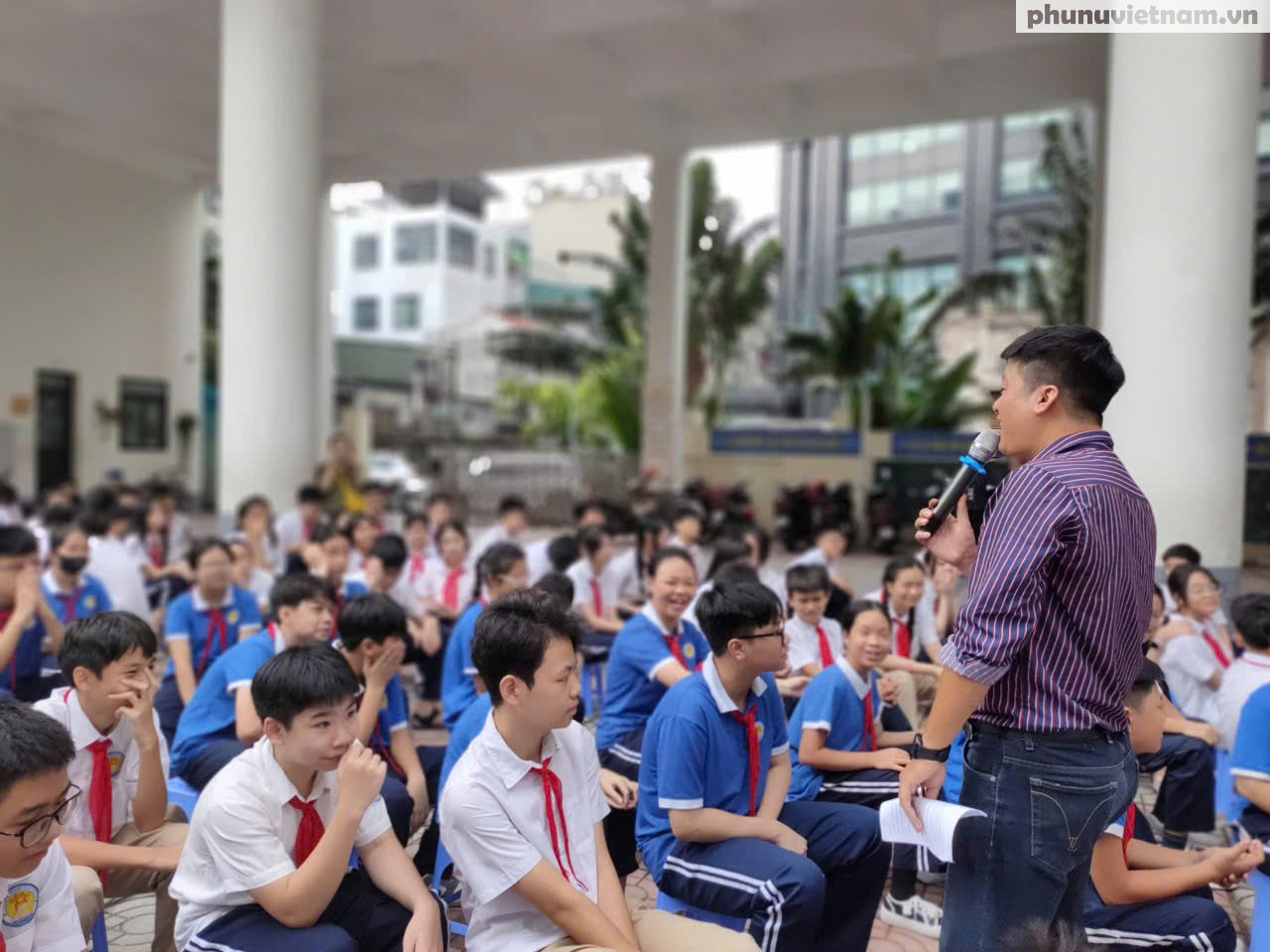 Trường THCS Tô Vĩnh Diện kiên trì giáo dục để ngăn chặn thuốc lá thế hệ mới- Ảnh 3.