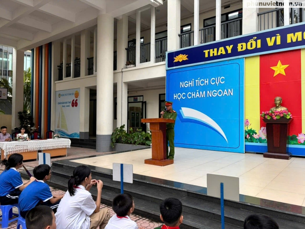 Trường THCS Tô Vĩnh Diện kiên trì giáo dục để ngăn chặn thuốc lá thế hệ mới- Ảnh 6.