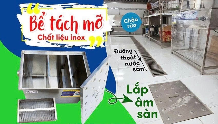 Lắp đặt bể tách mỡ cho nhà hàng - Giải pháp xử lý nước thải hiệu quả- Ảnh 1.