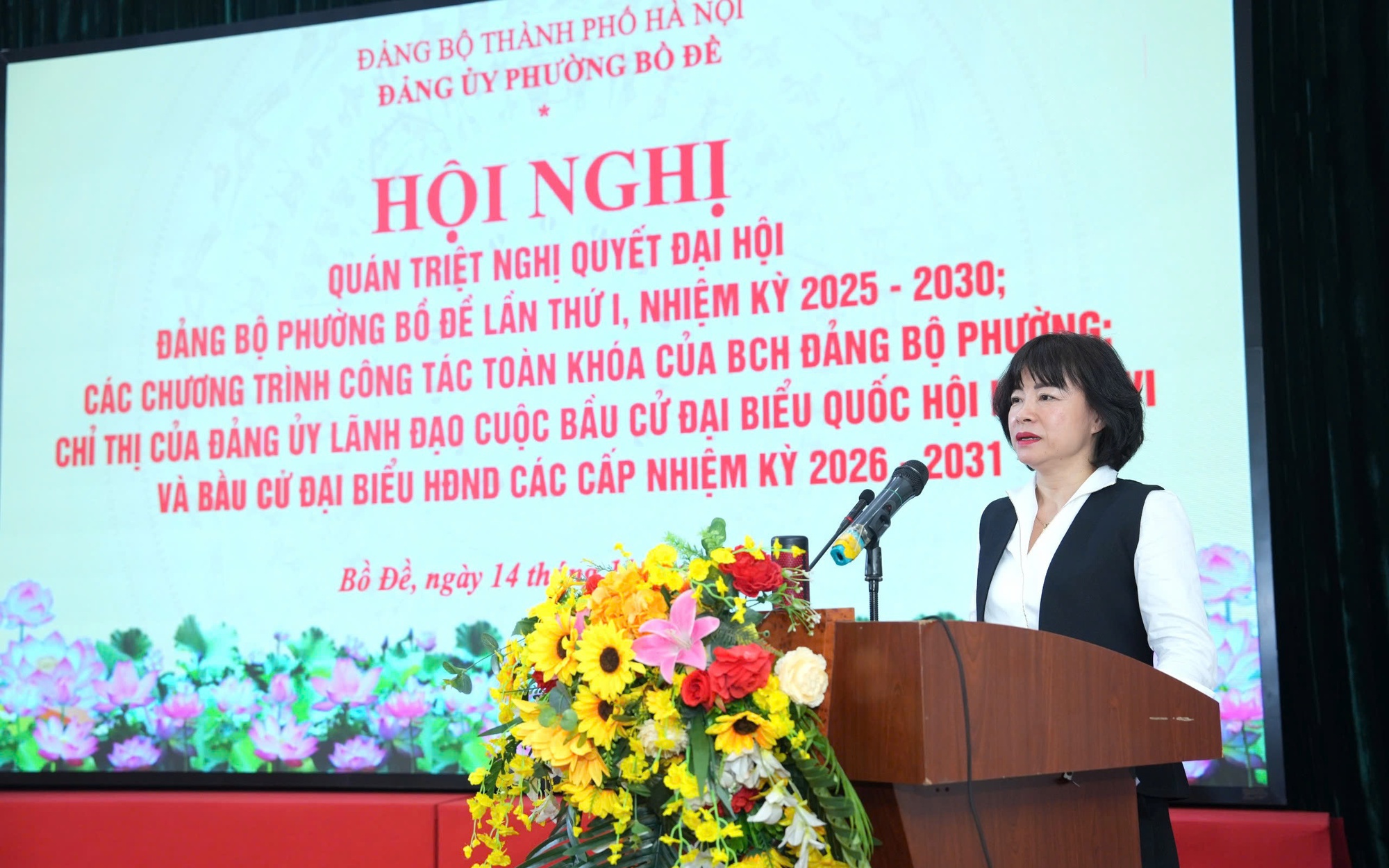 Phường Bồ Đề quyết tâm đưa Nghị quyết Đại hội Đảng bộ phường lần thứ I đi vào cuộc sống