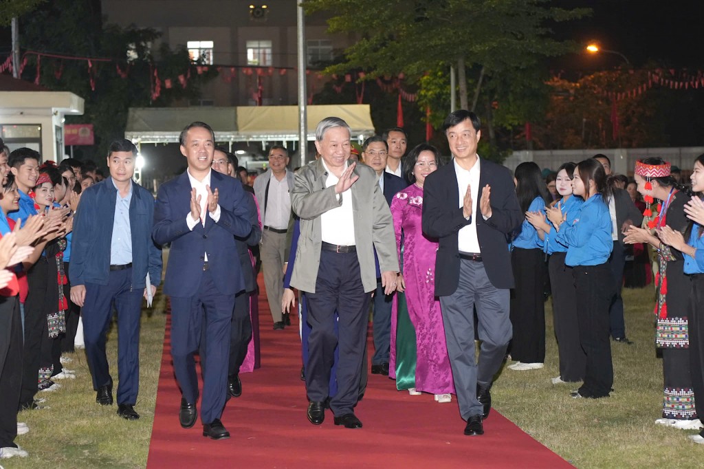 Tổng Bí thư Tô Lâm dự Ngày hội Đại đoàn kết phường Thượng Cát- Ảnh 2.