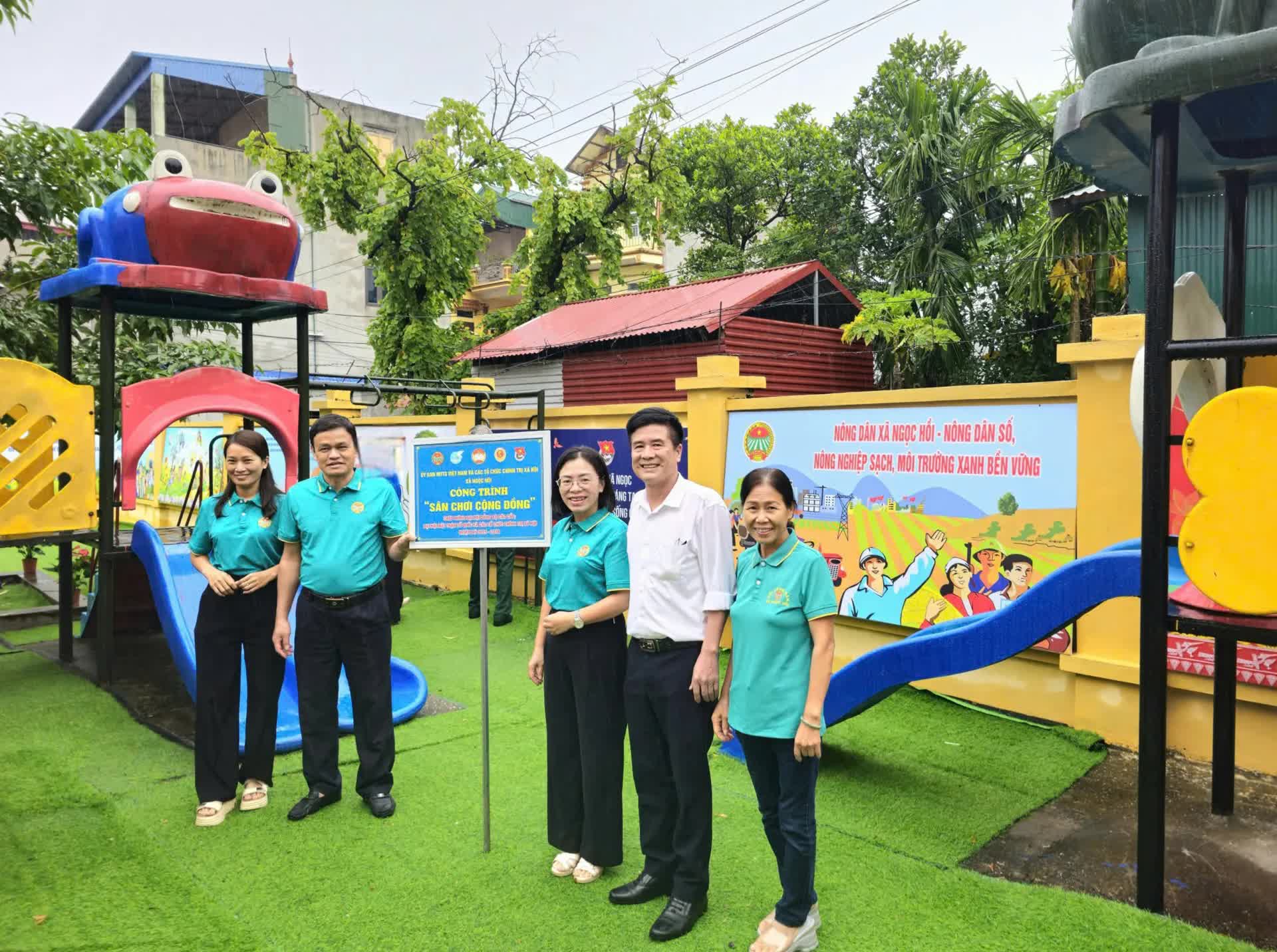 Xã Ngọc Hồi: Ra mắt công trình “Sân chơi cộng đồng” – mô hình “Dân vận khéo” tiêu biểu năm 2025- Ảnh 2.