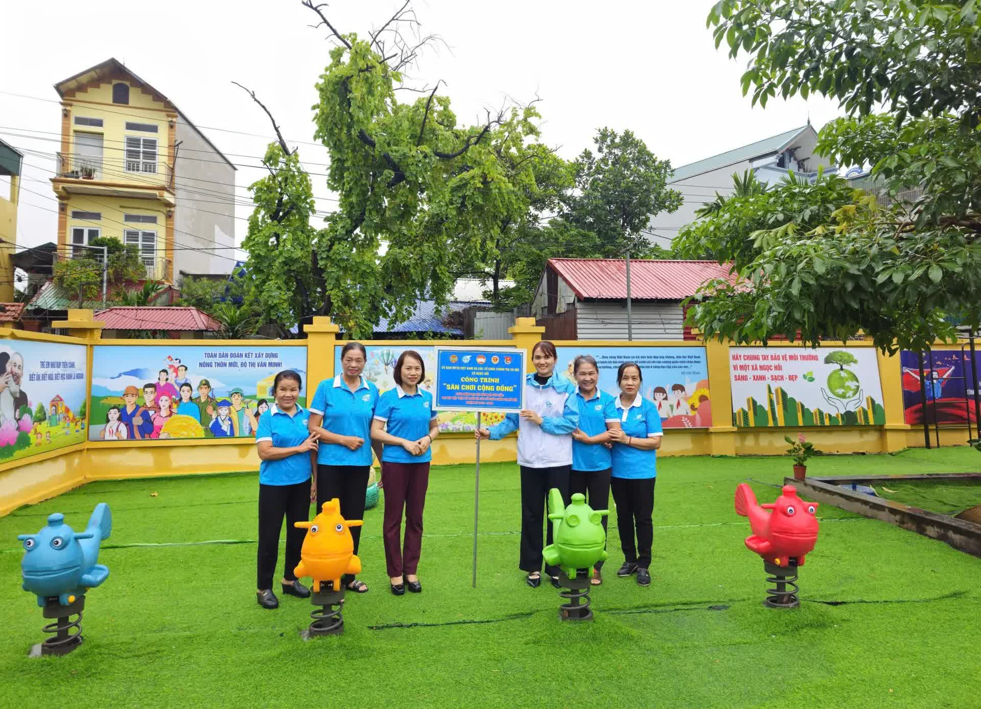 Xã Ngọc Hồi: Ra mắt công trình “Sân chơi cộng đồng” – mô hình “Dân vận khéo” tiêu biểu năm 2025- Ảnh 3.