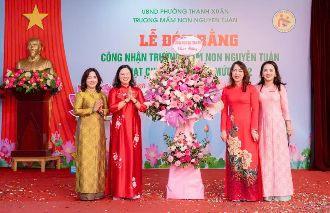 Phường Thanh Xuân: Trường Mầm non Nguyễn Tuân đón Bằng công nhận đạt chuẩn Quốc gia mức độ 2- Ảnh 2.