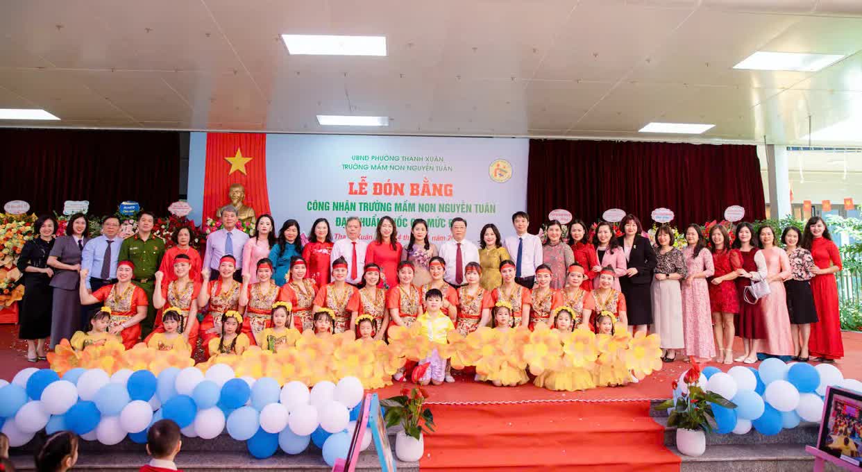 Phường Thanh Xuân: Trường Mầm non Nguyễn Tuân đón Bằng công nhận đạt chuẩn Quốc gia mức độ 2- Ảnh 7.