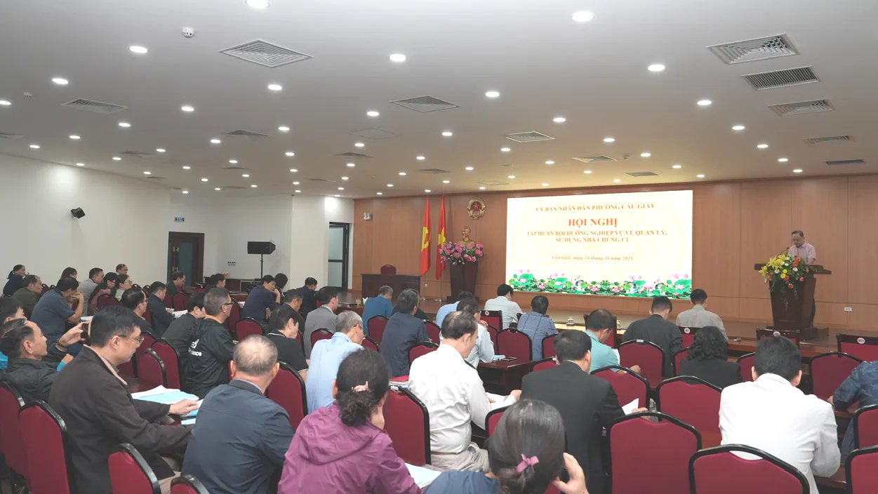 Tập huấn nghiệp vụ quản lý, sử dụng nhà chung cư- Ảnh 2.