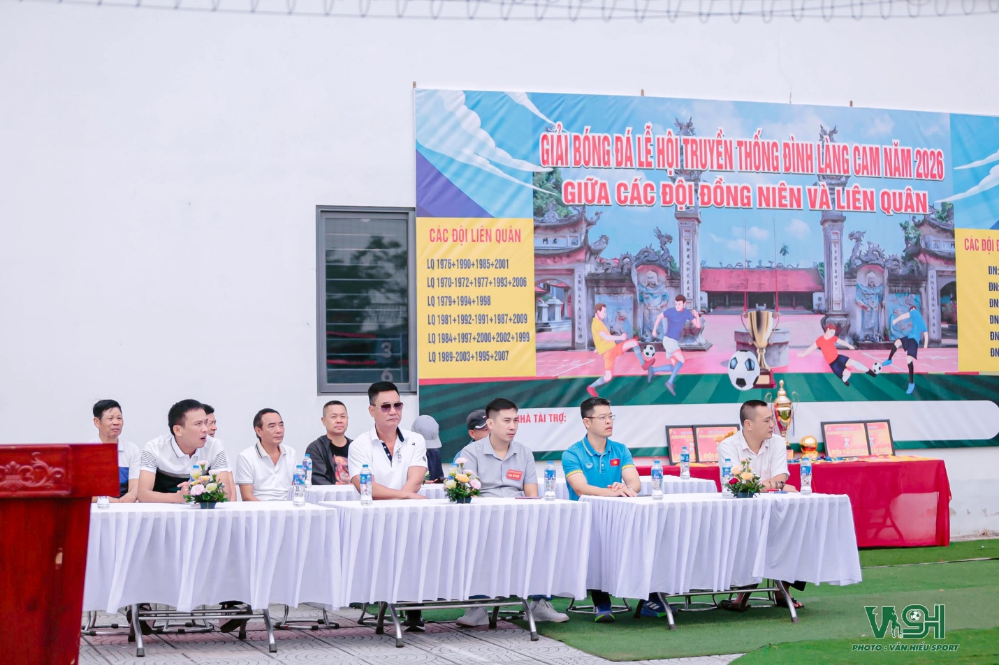 Thôn Cam tổ chức giải bóng đá Lễ hội truyền thống đình làng Cam năm 2026- Ảnh 1.