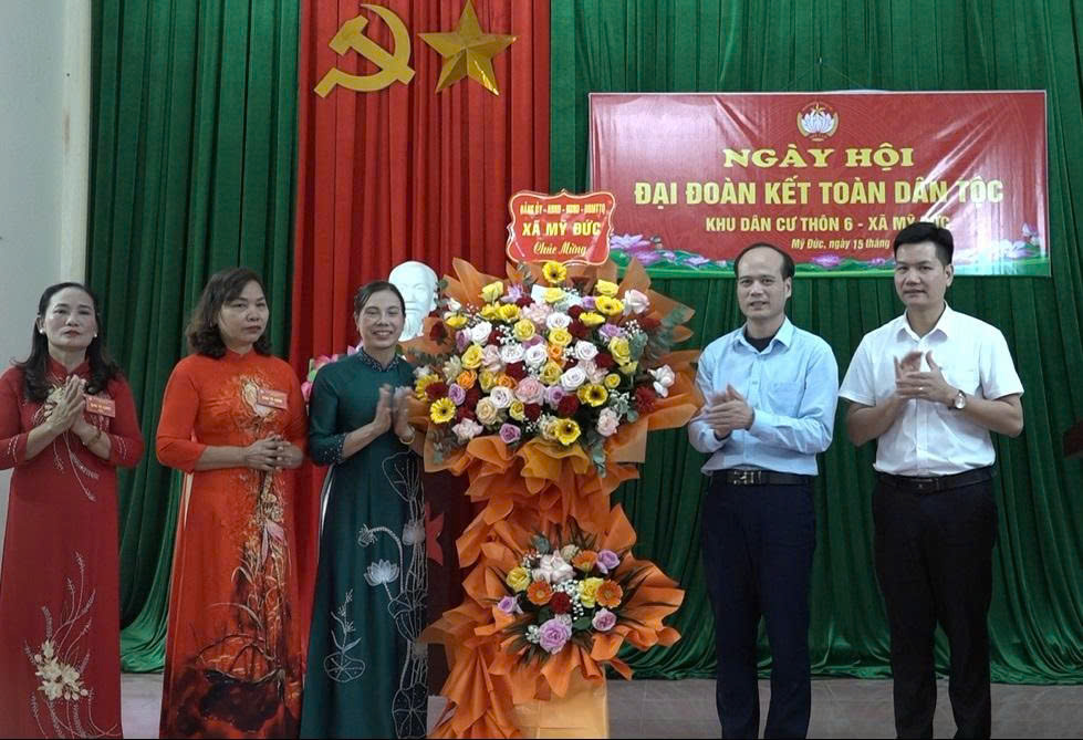 Xã Mỹ Đức sôi nổi nhiều hoạt động chào mừng ngày hội đại đoàn kết toàn- Ảnh 4.