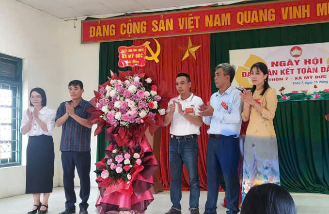 Xã Mỹ Đức sôi nổi nhiều hoạt động chào mừng ngày hội đại đoàn kết toàn- Ảnh 5.