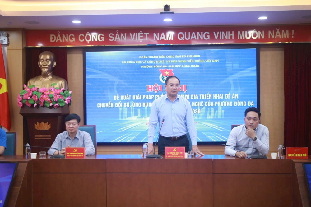 Đống Đa tiên phong chuyển đổi số: Lực lượng thanh niên là chìa khóa- Ảnh 1.