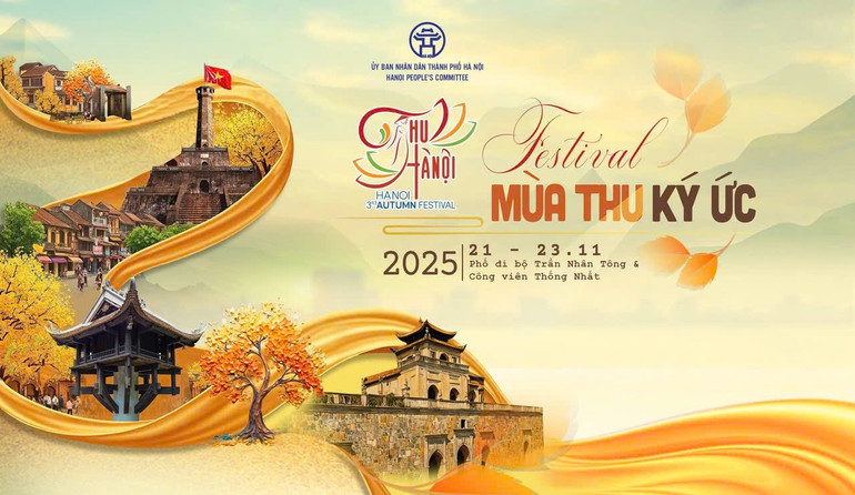Festival Thu Hà Nội lần thứ 3 năm 2025 sẽ diễn ra tại phố đi bộ Trần Nhân Tông và Công viên Thống Nhất- Ảnh 1.