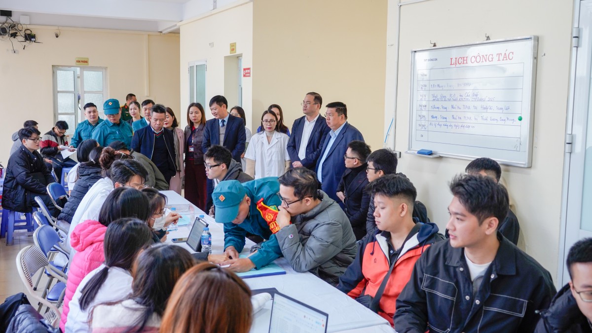 Đồng hành cùng thanh niên, hoàn thành tốt công tác khám tuyển nghĩa vụ quân sự- Ảnh 2.