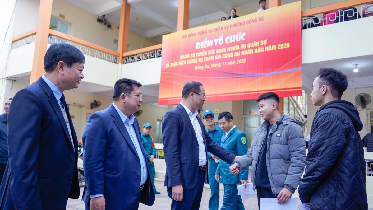 Đồng hành cùng thanh niên, hoàn thành tốt công tác khám tuyển nghĩa vụ quân sự- Ảnh 1.