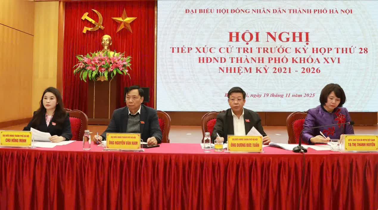 Cử tri các phường Bạch Mai, Hai Bà Trưng, Vĩnh Tuy kiến nghị nhiều vấn đề dân sinh lĩnh vực quản lý đô thị- Ảnh 1.