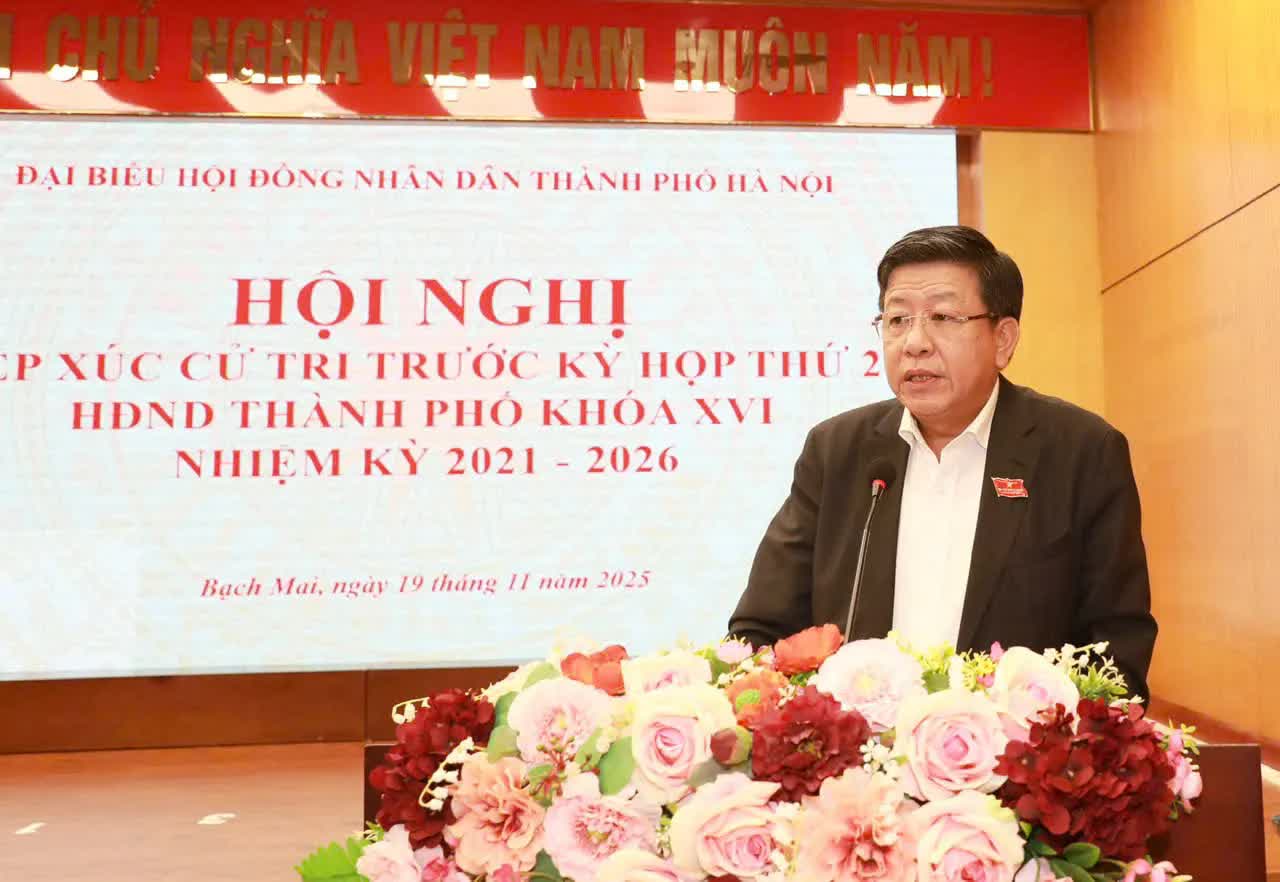 Cử tri các phường Bạch Mai, Hai Bà Trưng, Vĩnh Tuy kiến nghị nhiều vấn đề dân sinh lĩnh vực quản lý đô thị- Ảnh 5.