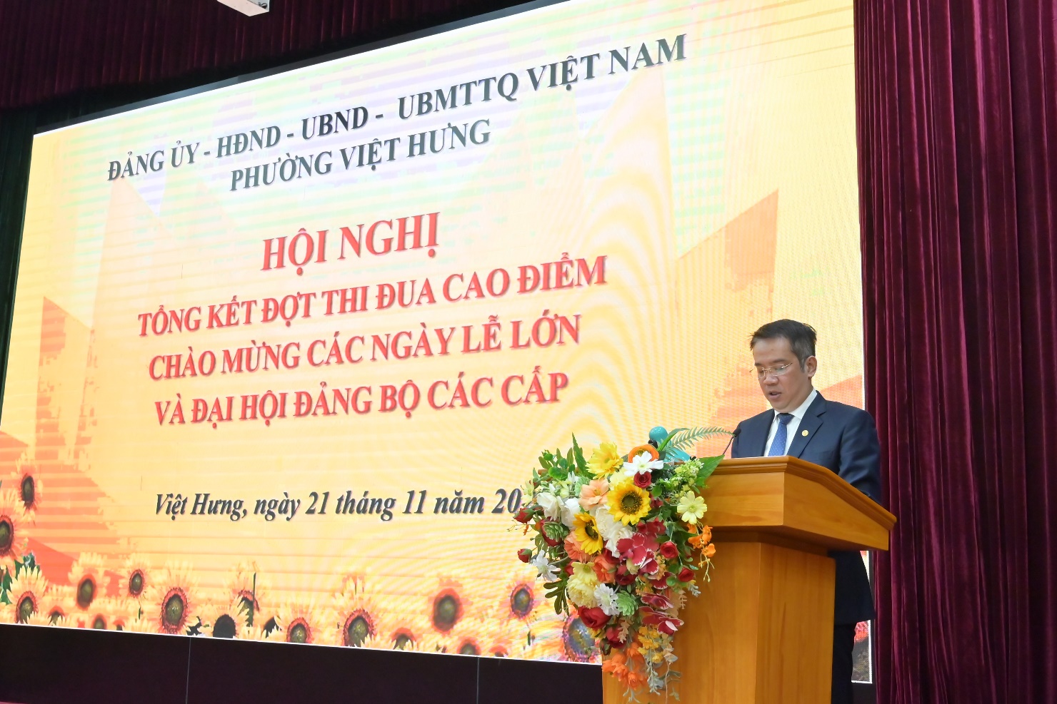 Phường Việt Hưng tổ chức hội nghị tổng kết đợt thi đua cao điểm chào mừng các ngày lễ lớn và Đại hội Đại biểu Đảng bộ các cấp- Ảnh 6.