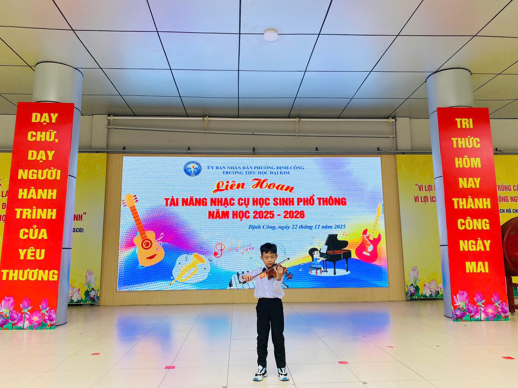 Trường Tiểu học Đại Kim tổ chức thành công Liên hoan tài năng nhạc cụ học sinh phổ thông năm học 2025 – 2026- Ảnh 2.