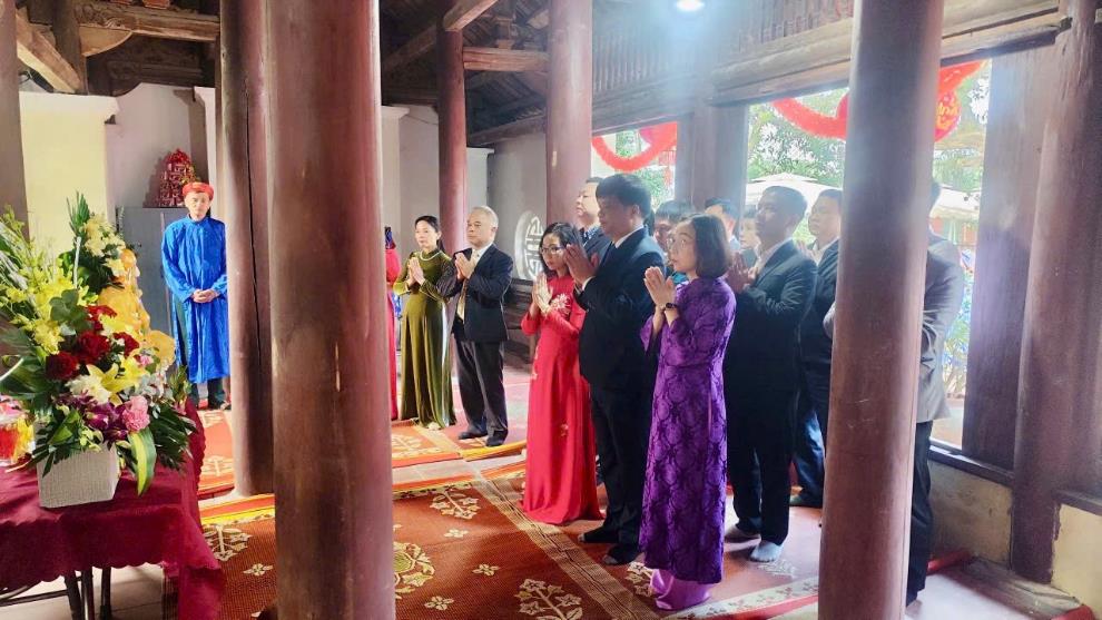 Lễ đón nhận Bằng xếp hạng Di tích lịch sử – văn hoá cấp thành phố Quán Méo.- Ảnh 3.