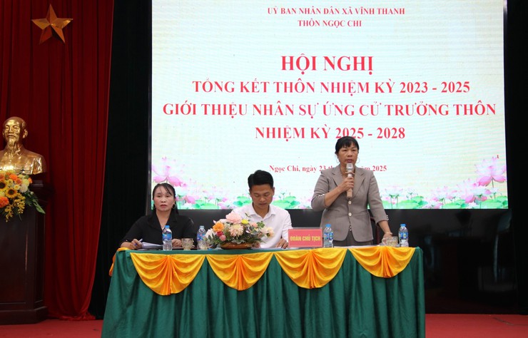 Thôn Ngọc Chi tổng kết nhiệm kỳ 2023–2025 và giới thiệu nhân sự để bầu Trưởng thôn nhiệm kỳ 2025–2028- Ảnh 5.