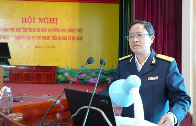 Hội nghị tuyên truyền chuyển đổi mô hình và phương pháp quản lý thuế đối với hộ, cá nhân kinh doanh khi xóa bỏ thuế khoán- Ảnh 2.