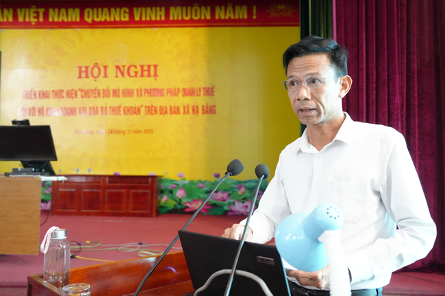 Hội nghị tuyên truyền chuyển đổi mô hình và phương pháp quản lý thuế đối với hộ, cá nhân kinh doanh khi xóa bỏ thuế khoán- Ảnh 3.