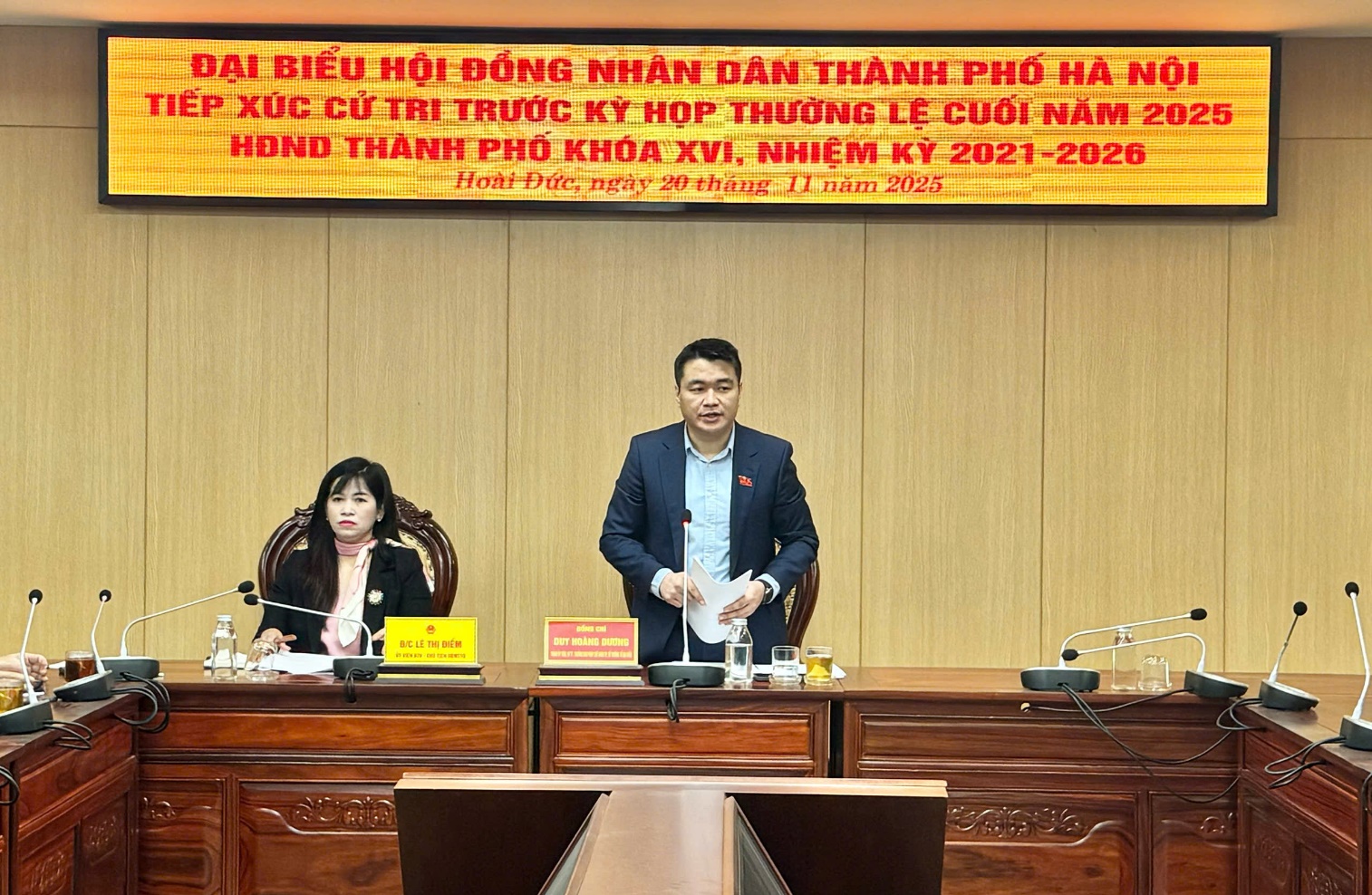 Đại biểu HĐND thành phố Hà Nội - Tổ đại biểu số 24, tiếp xúc cử tri trước kỳ họp thường lệ cuối năm 2025- Ảnh 2.