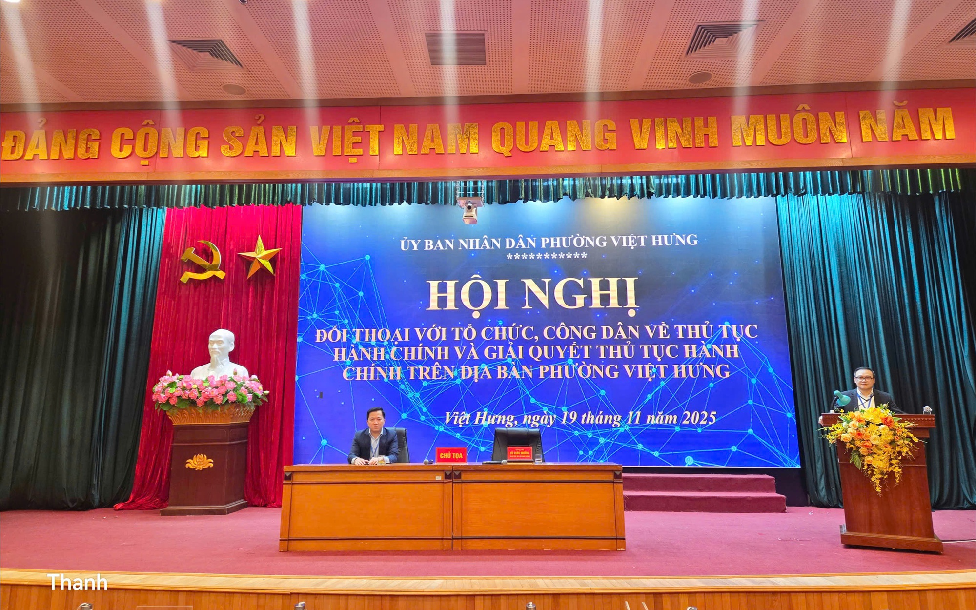 Phường Việt Hưng tổ chức Hội nghị Đối thoại với người dân, doanh nghiệp về thủ tục hành chính và giải quyết thủ tục hành chính: Quyết tâm chuyển đổi số, 