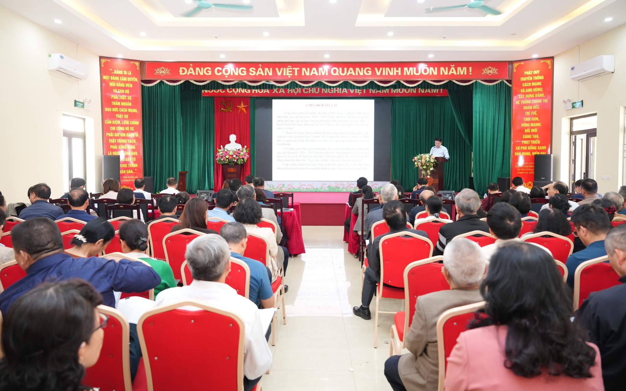 Ủy ban Bầu cử xã Phù Đổng tổ chức hội nghị triển khai công tác bầu cử đại biểu Quốc hội khóa XVI và Đại biểu HĐND các cấp nhiệm kỳ 2026-2031