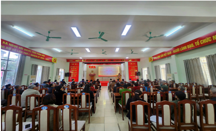 HỘI NGHỊ TIẾP XÚC CỬ TRI TRƯỚC KỲ HỌP THỨ BA CỦA HỘI ĐỒNG NHÂN DÂN XÃ NGỌC HỒI KHOÁ XXII, NHIỆM KỲ 2021-2026: DÂN CHỦ – CỞI MỞ – TRÁCH NHIỆM- Ảnh 1.