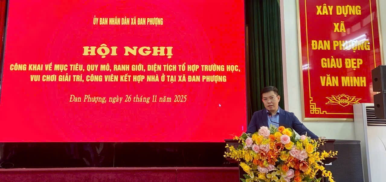 Công khai về mục tiêu, quy mô, ranh giới, diện tích dự án Khu tổ hợp Nhà ở tại xã Đan Phượng- Ảnh 2.