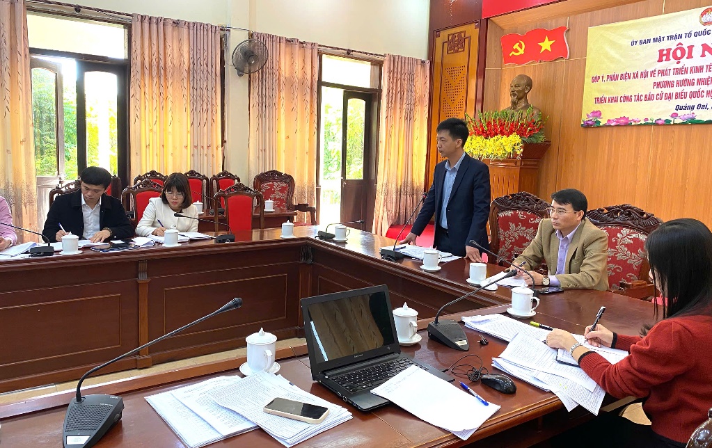 UBND xã Quảng Oai và BHXH cơ sở Ba Vì đánh giá kết quả thực hiện nhiệm vụ BHXH, BHYT 10 tháng đầu năm 2025- Ảnh 2.