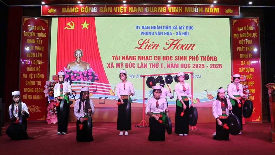 Liên hoan Tài năng nhạc cụ học sinh phổ thông xã Mỹ Đức lần thứ I – năm học 2025 – 2026- Ảnh 2.
