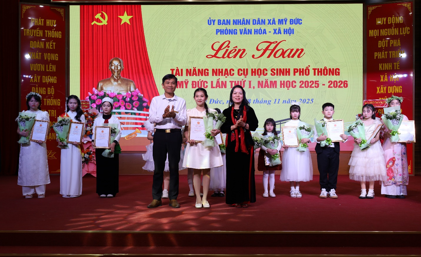 Liên hoan Tài năng nhạc cụ học sinh phổ thông xã Mỹ Đức lần thứ I – năm học 2025 – 2026- Ảnh 4.