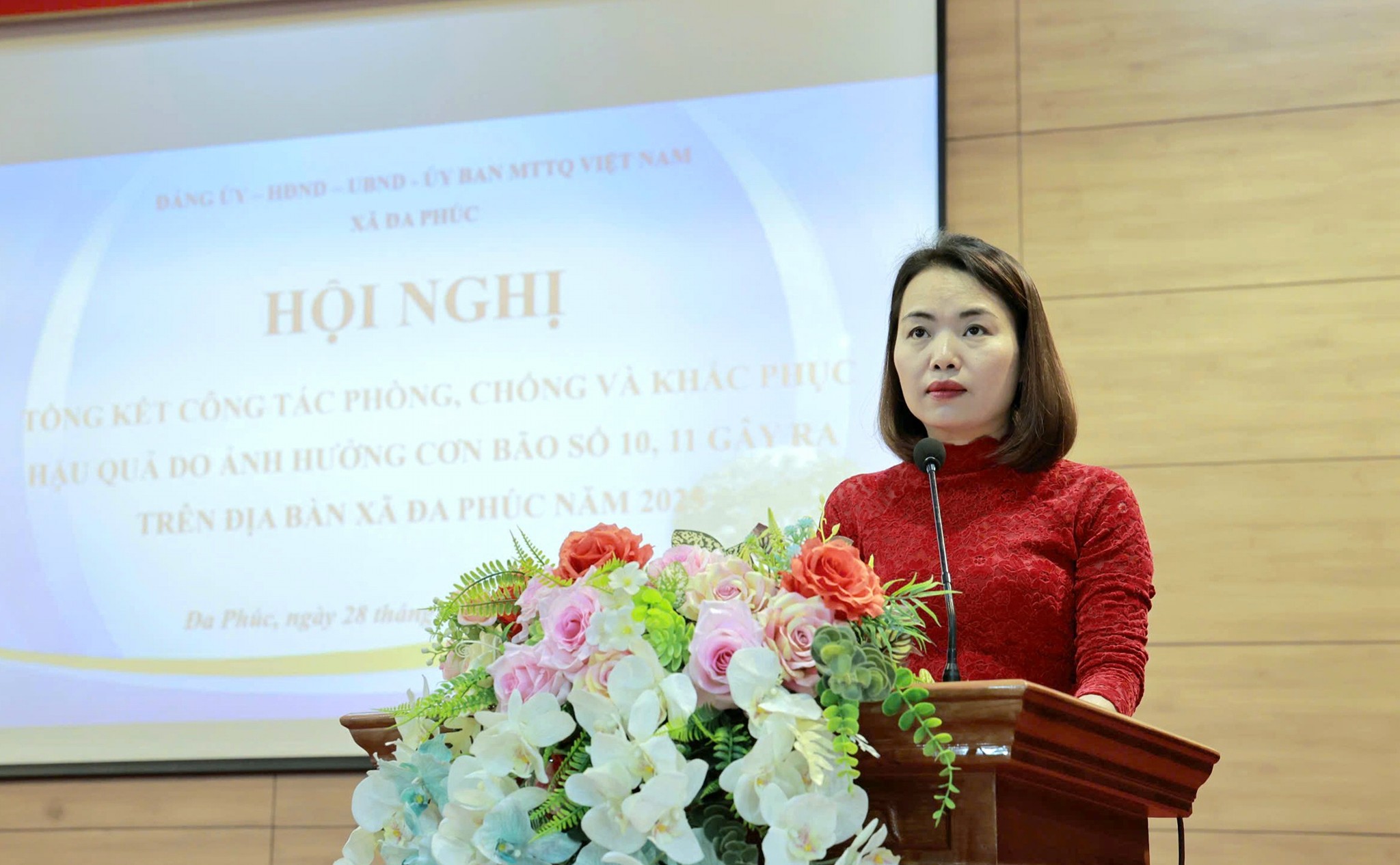 XÃ ĐA PHÚC - TỔNG KẾT CÔNG TÁC PHÒNG, CHỐNG VÀ KHẮC PHỤC HẬU QUẢ BÃO SỐ 10, 11 NĂM 2025- Ảnh 4.