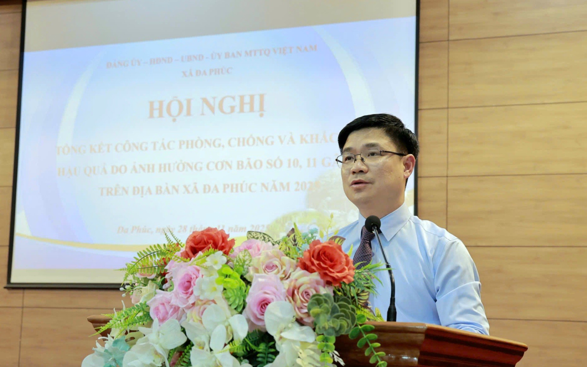XÃ ĐA PHÚC - TỔNG KẾT CÔNG TÁC PHÒNG, CHỐNG VÀ KHẮC PHỤC HẬU QUẢ BÃO SỐ 10, 11 NĂM 2025