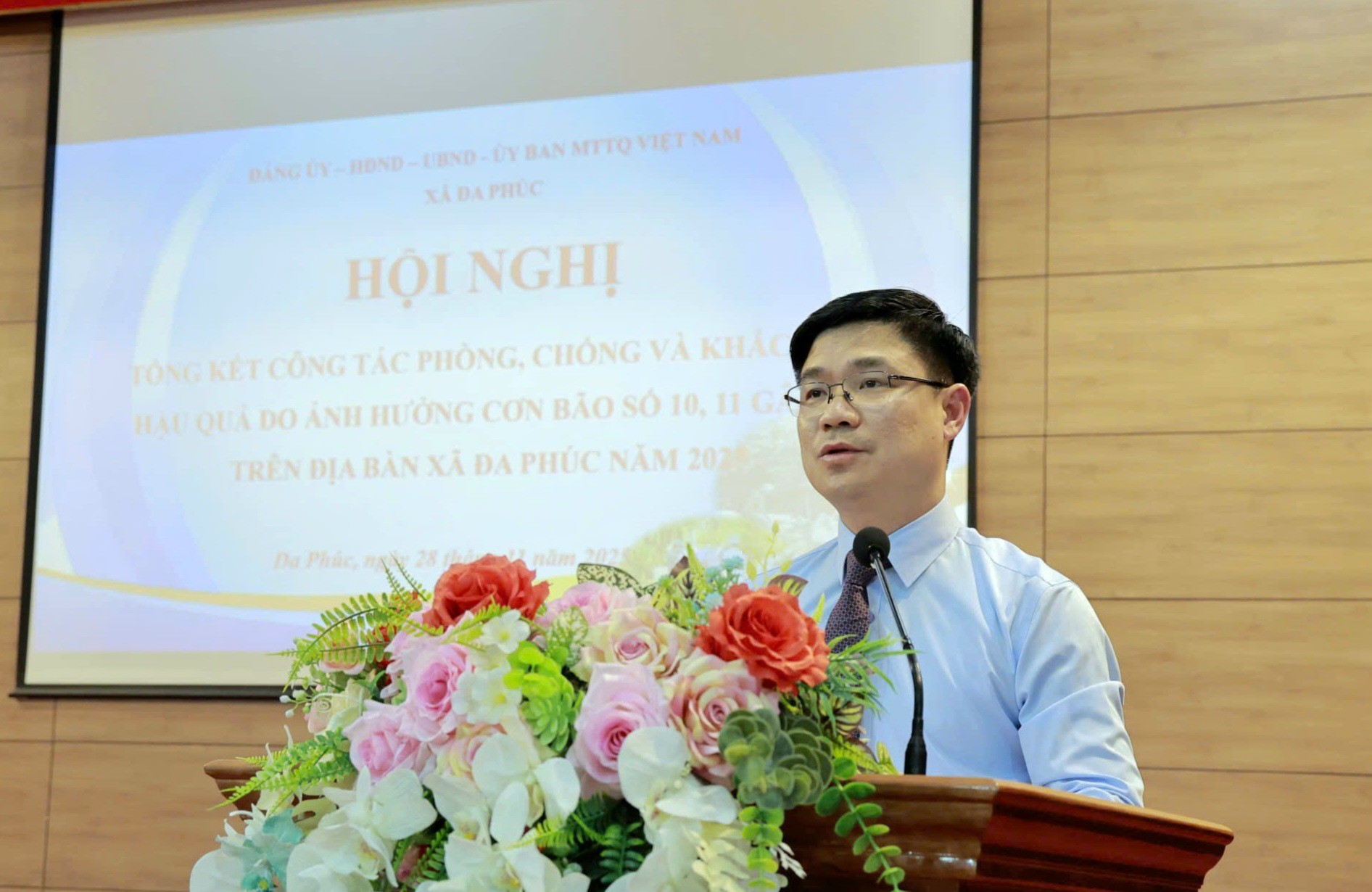 XÃ ĐA PHÚC - TỔNG KẾT CÔNG TÁC PHÒNG, CHỐNG VÀ KHẮC PHỤC HẬU QUẢ BÃO SỐ 10, 11 NĂM 2025- Ảnh 5.