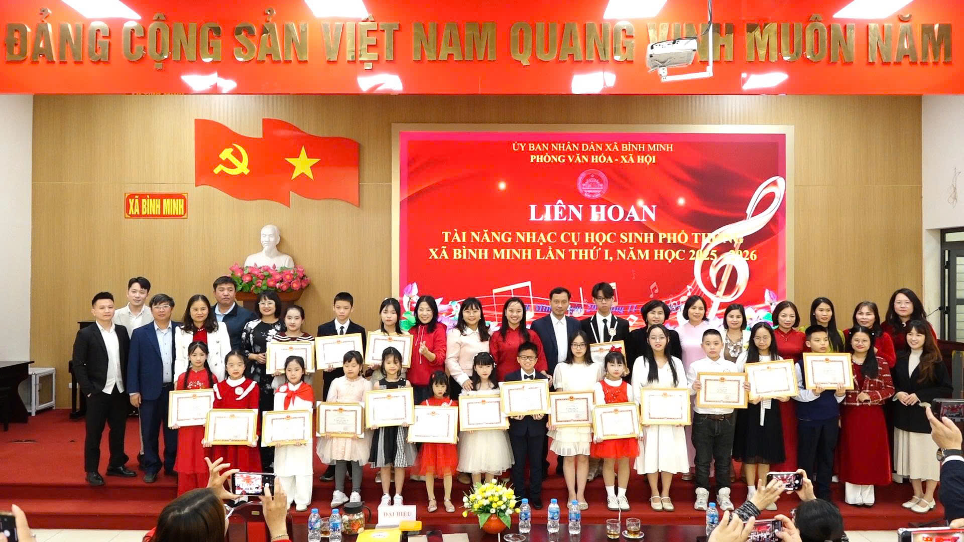 SẮC MÀU TÀI NĂNG NHẠC CỤ HỌC SINH PHỔ THÔNG XÃ BÌNH MINH LẦN THỨ NHẤT, NĂM 2025