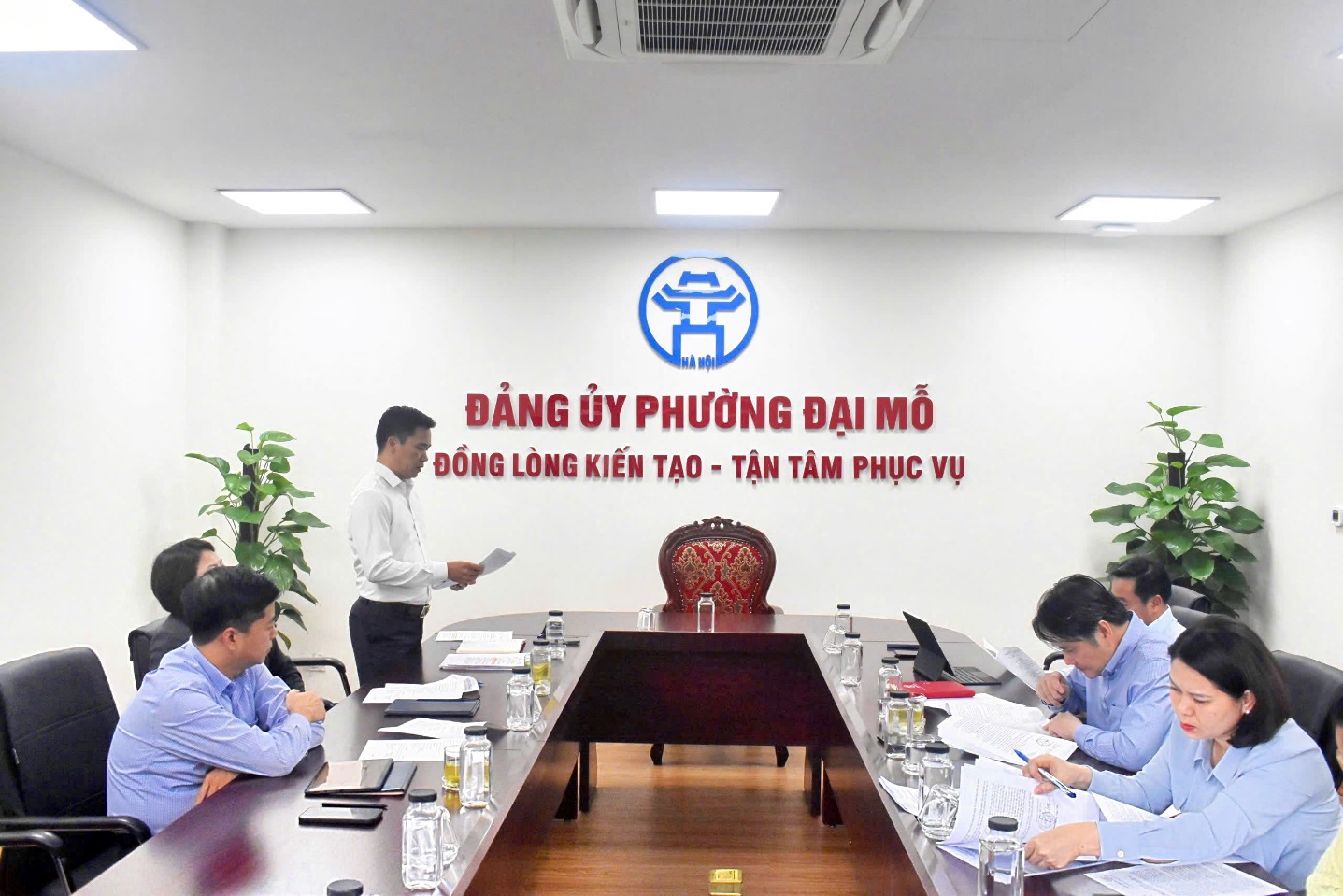 Thống nhất dự kiến số lượng, cơ cấu đại biểu Hội đồng nhân dân phường Đại Mỗ khóa II, nhiệm kỳ 2026-2031- Ảnh 1.